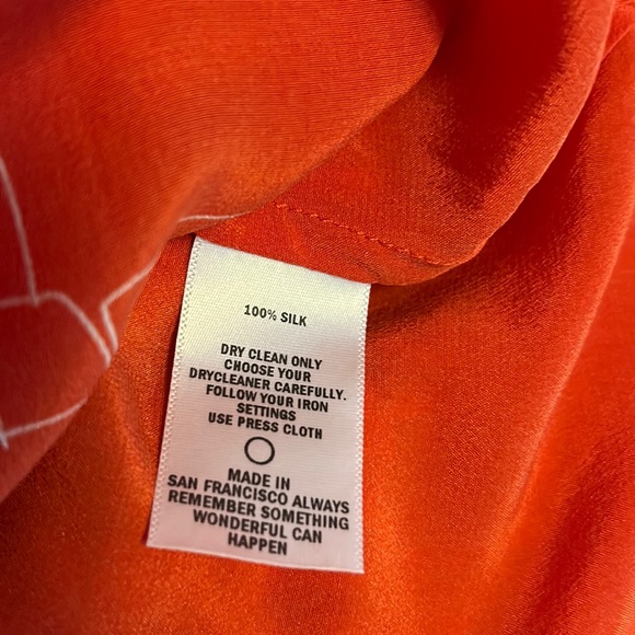 Erica Tanov Red Silk Tunic - Picture 10 of 11